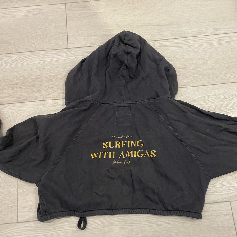 Pukas Grey Surfing with Amigos Hoodie
